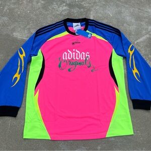 NWT Adidas Spiders Goalkeeper Jersey Tee - Men’s JW0203